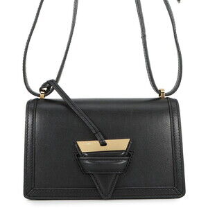 Loewe Shoulder Bag Barcelona Leather 302.74NP39 LOEWE Black Handbag